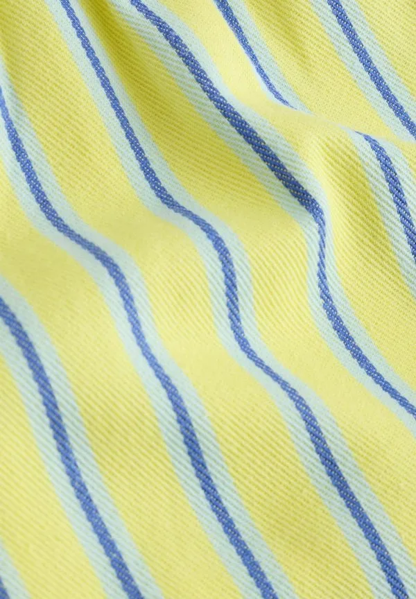 Джинсовые шорты прямого кроя, надеваемые через голову Next, Yellow Stripe — фото 3