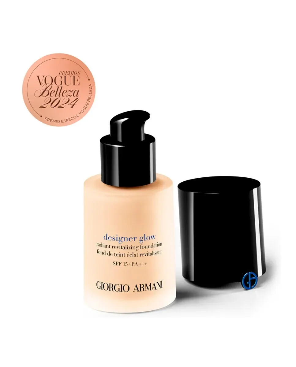 Тональная основа Designer Glow с гиалуроновой кислотой 30 мл Giorgio Armani, 1.5 — фото 2