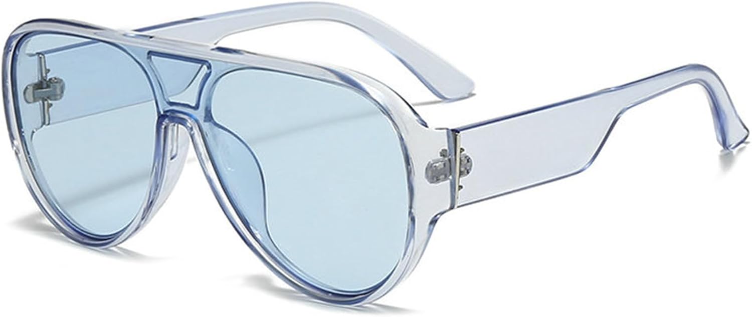 

Большие солнцезащитные очки-пилот для женщин, модные солнцезащитные очки в крупной оправе, стильные очки-маска с металлической оправой, овальные, ветрозащитные willochra, C6