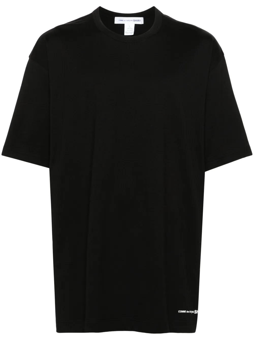 

Футболка с приспущенными плечами Comme Des Garçons Shirt, черный