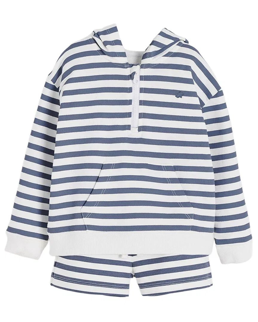 Комплект Babycottons из 2 предметов: полосатая толстовка и спортивные штаны, Multi