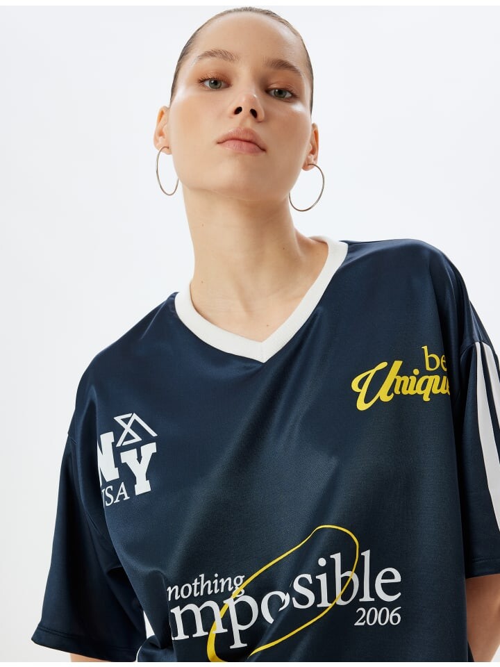 

Футболка KOTON T shirt, темно-синий