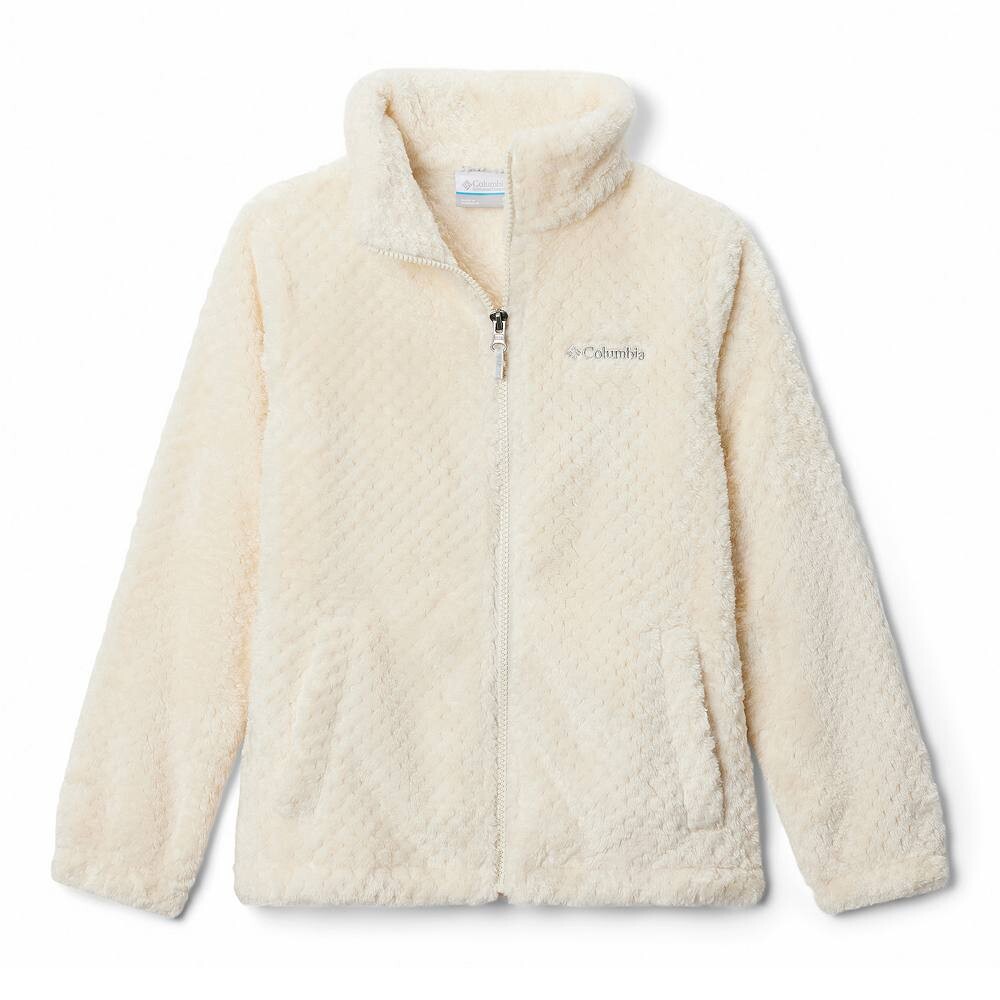 

Куртка Columbia Fireside из шерпы с молнией во всю длину для девочек 4–20 лет, цвет Chalk