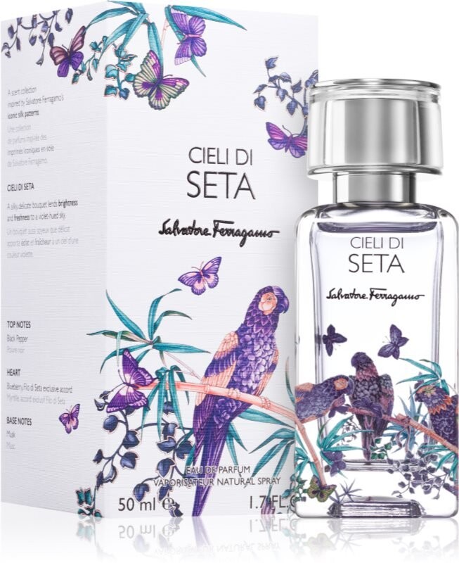 

Salvatore Ferragamo, Di Seta Cieli Di Seta, парфюмированная вода унисекс, 50 ​​мл