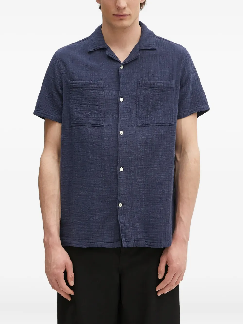

Рубашка с воротником Barbour, синий