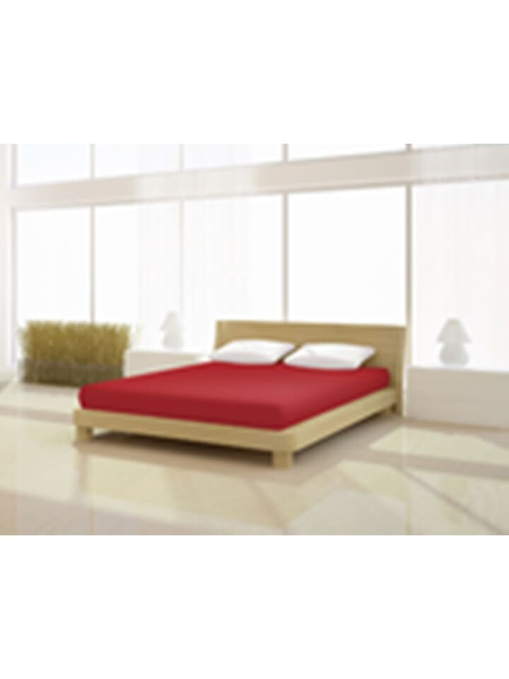 

Простыня на подгонке MrSandman Jersey basic 140 160 x 200 cm, цвет kirsch