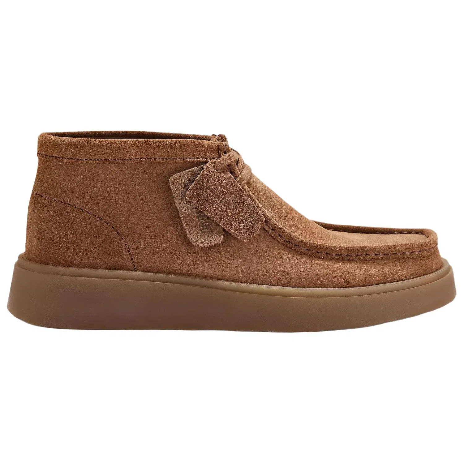 Ботинки замшевые Clarks Torview Hi коричневые — фото 3