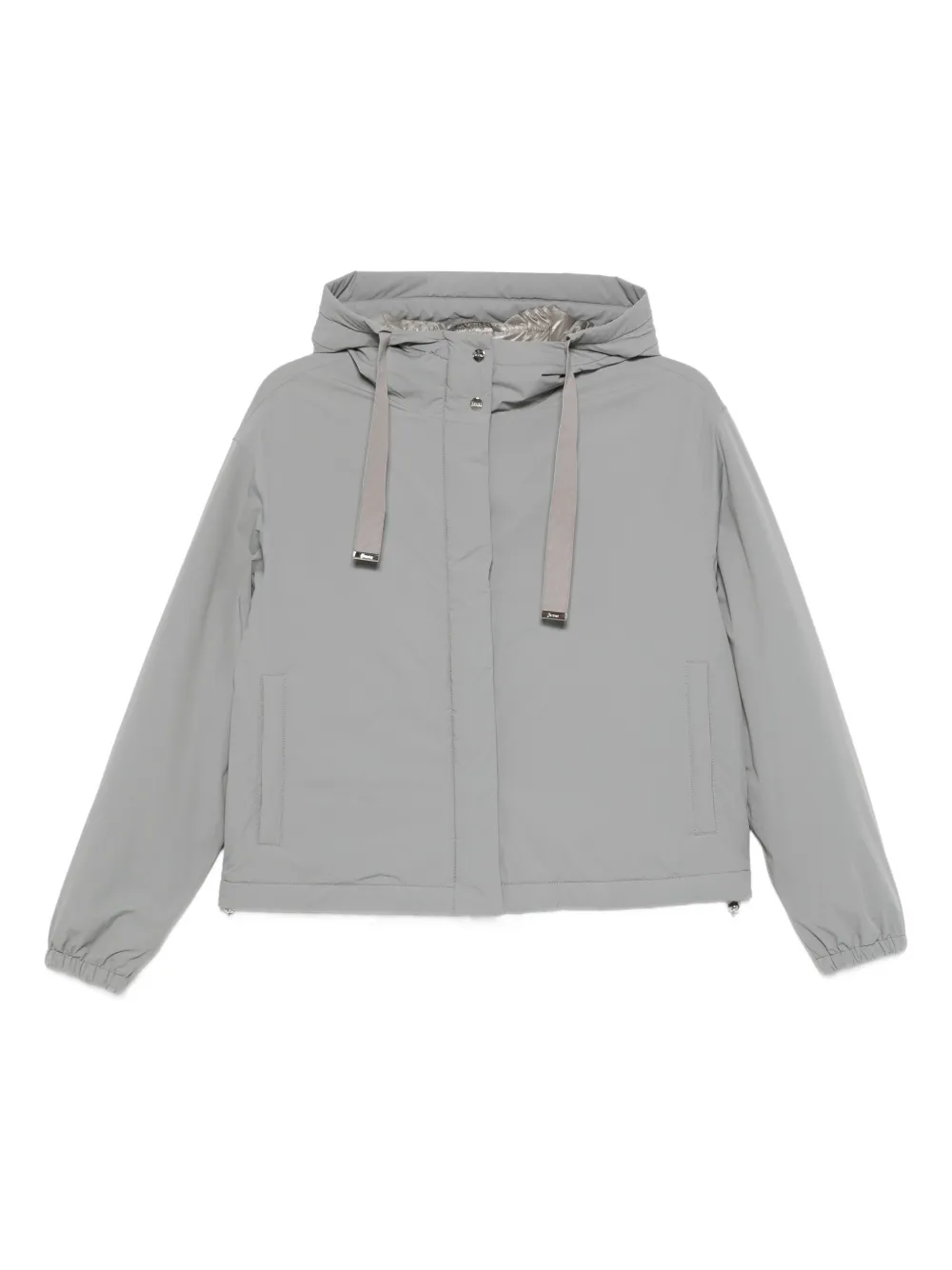 

Куртка с капюшоном на шнурке Herno, серый