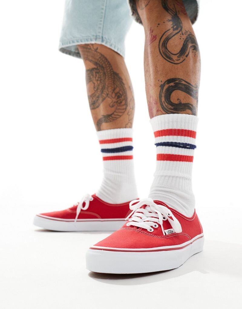 

Vans Authentic – красные кроссовки, Красный, Vans Authentic – красные кроссовки