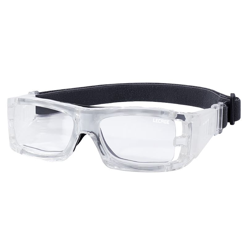 

PC Explosion Proof Lens Unisex LECAGE, L732-C16 (Transparent Frame + Professional Sports Explosion-Proof Pc Lens)