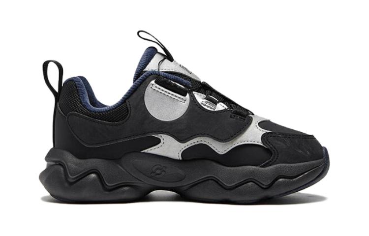 FILA KIDS Детские кроссовки с низким верхом, амортизирующие, износостойкие, черно-синие, для детей 3–7 лет — фото 2