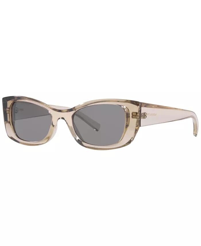 

Женские солнцезащитные очки SL 593, зеркало YS000487 Saint Laurent, коричневый