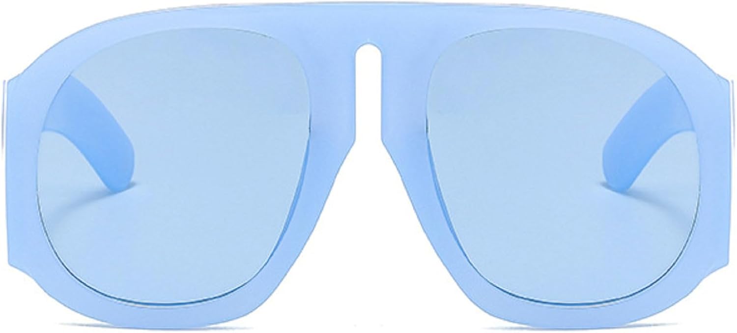 

Круглые солнцезащитные очки Y2k для женщин, винтажные большие очки с широкими дужками для мужчин, солнцезащитные очки-щитки для вождения, сексуальные женские солнцезащитные очки mincl, Clear&blue