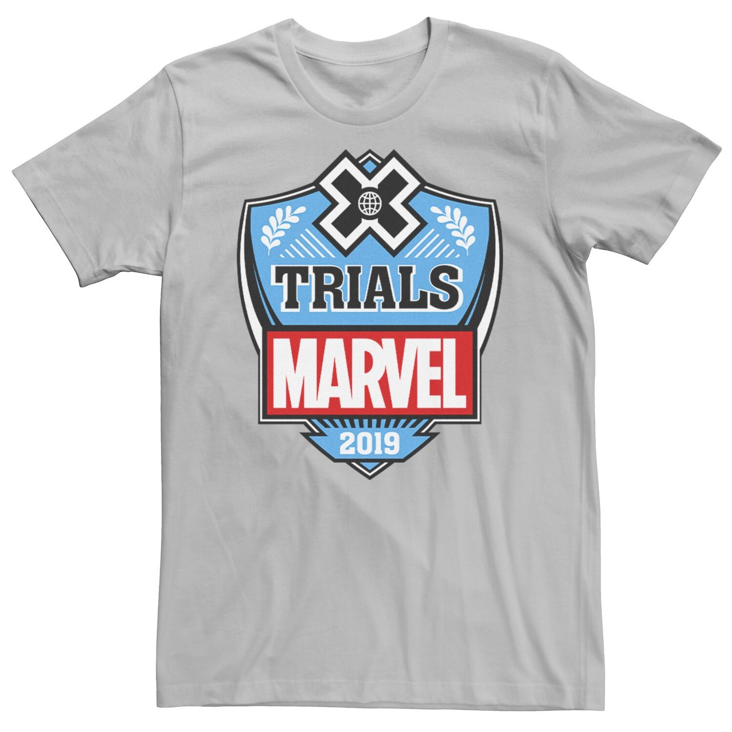 

Мужская футболка Trials Marvel, серебристый