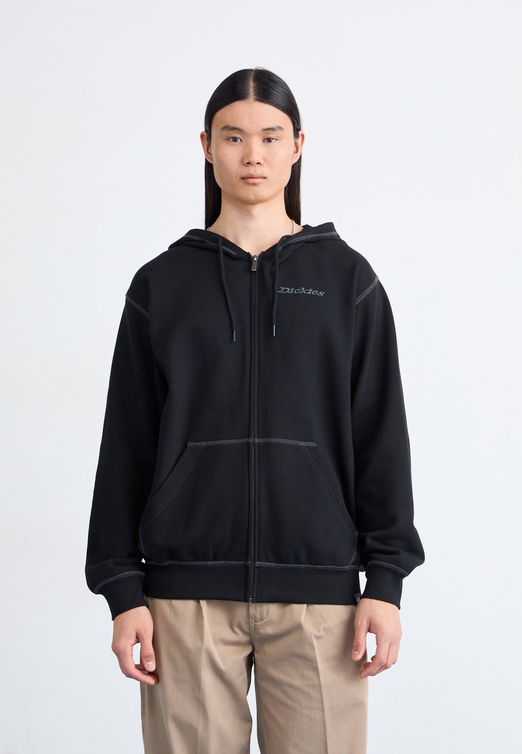 

Толстовка на молнии ROY HOODIE Dickies, черный