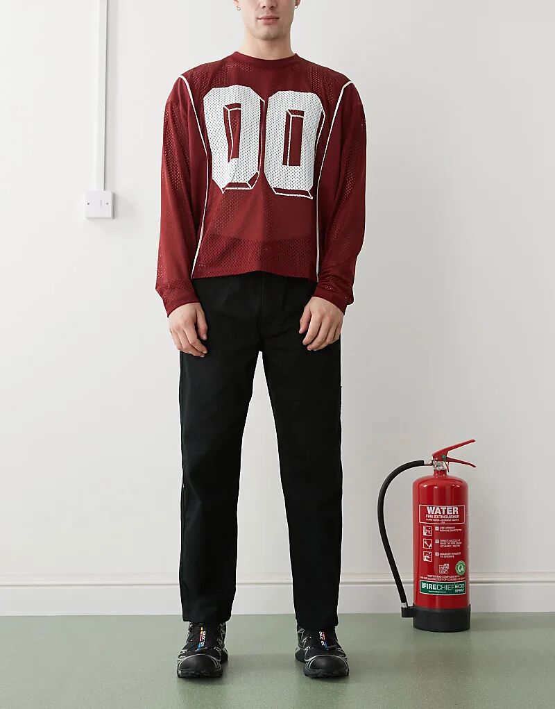 

Джинсы свободного кроя с логотипом Aape by A Bathing Ape черного цвета
