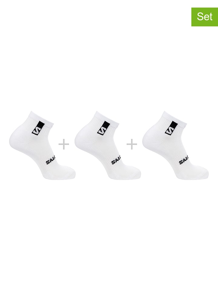 

SALOMON Комплект из 3 пар: функциональные носки "Everyday Ankle" белого цвета