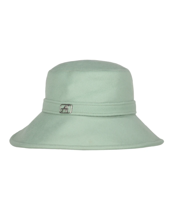 

Шерстяная шапка с логотипом Alberta Ferretti, зеленый