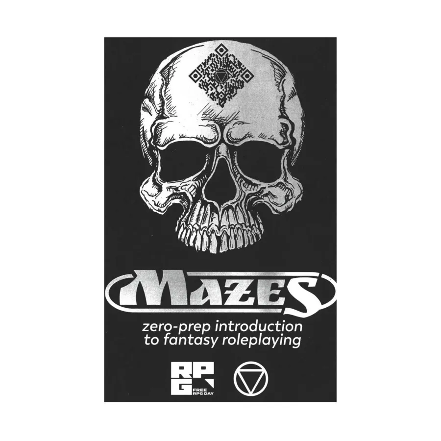 

MAZES Fantasy Roleplaying (Free RPG Day 2023), Role Playing Games (9th Level Games), мягкая обложка