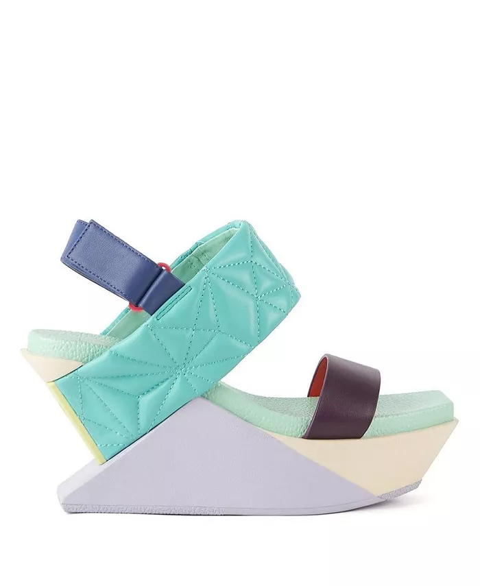 Женские ботинки Delta Wedge Puffy United Nude, фиолетовый