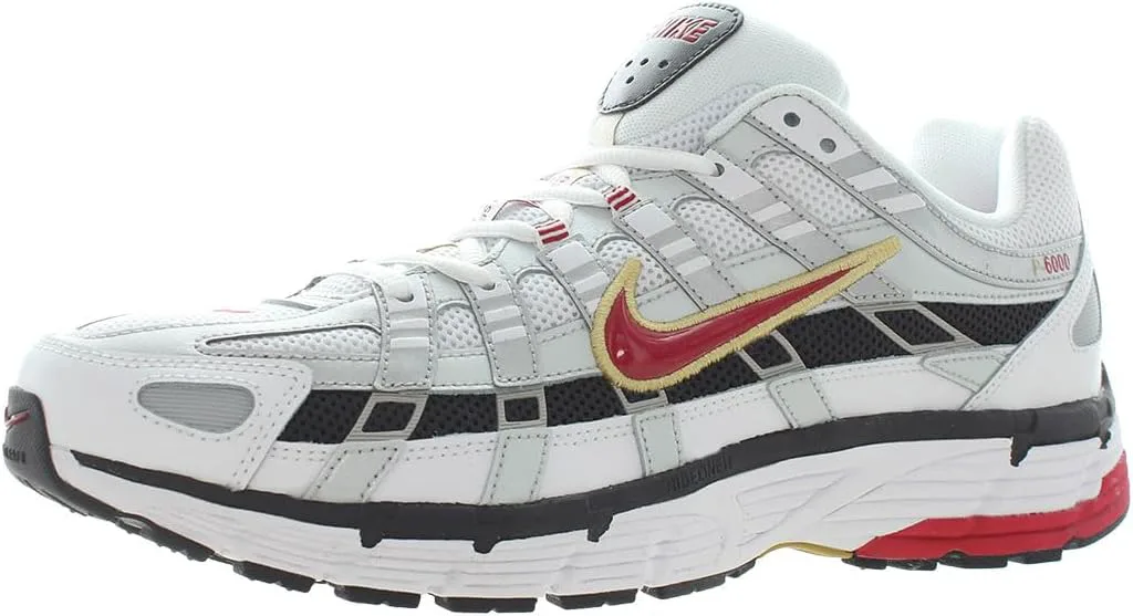 Мужские кроссовки Nike P-6000, белый/красный — фото 2