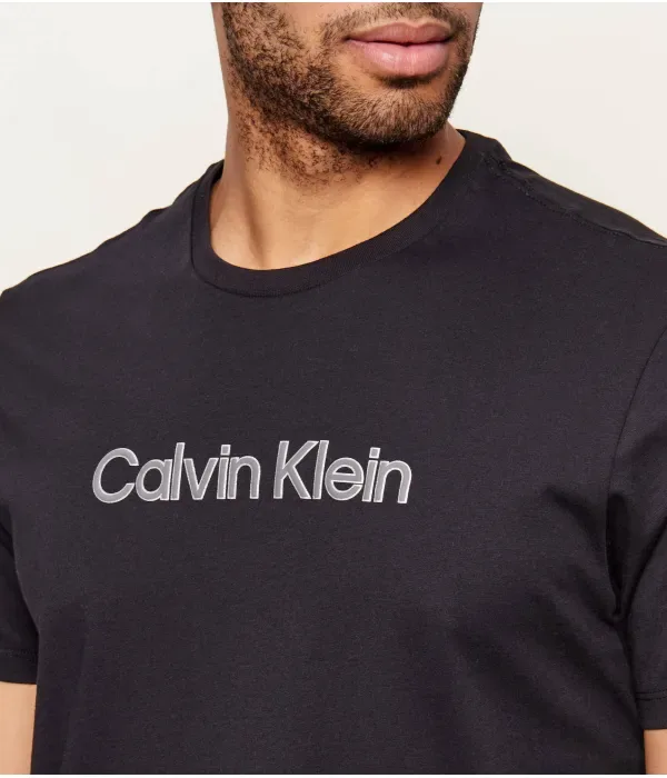 Футболка regular fit Calvin Klein, черный — фото 4