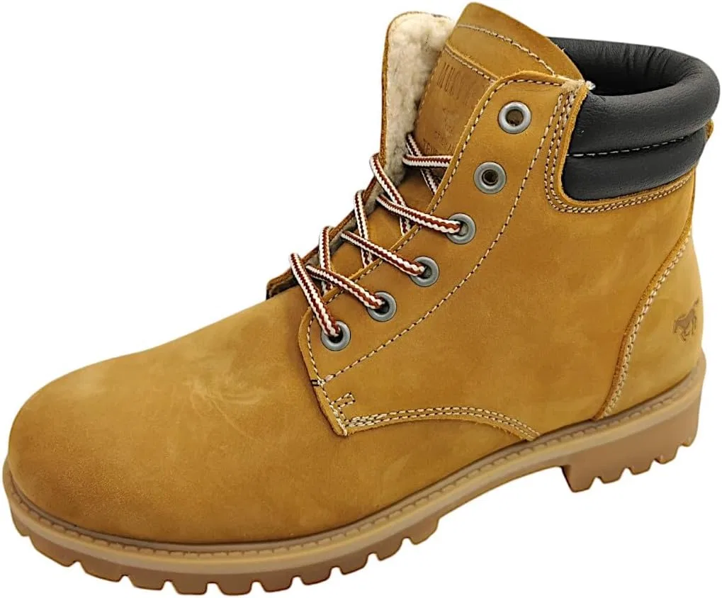 Ботинки MUSTANG Herren Schnür-Booty Klassische Stiefel, Brown — фото 3
