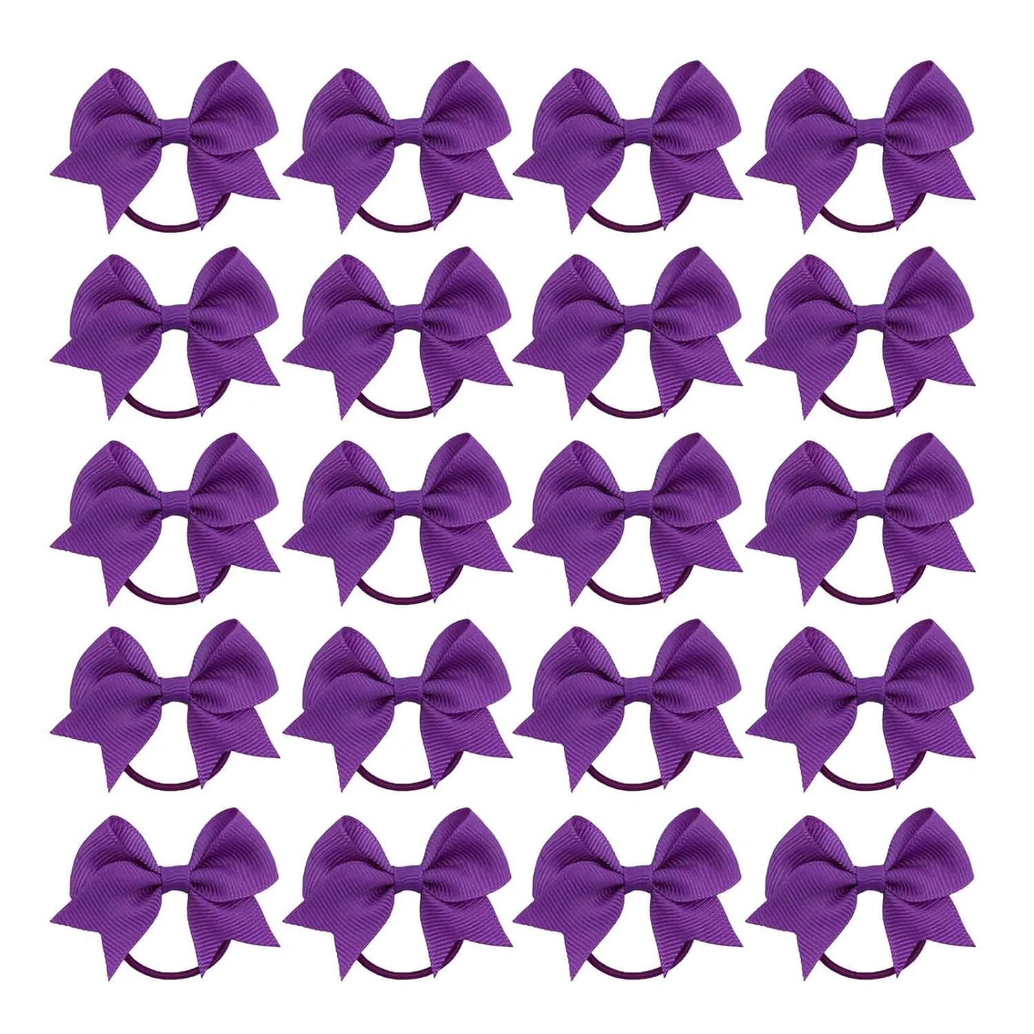 Набор фиолетовых аксессуаров для волос с бантами Ycfish, Purple