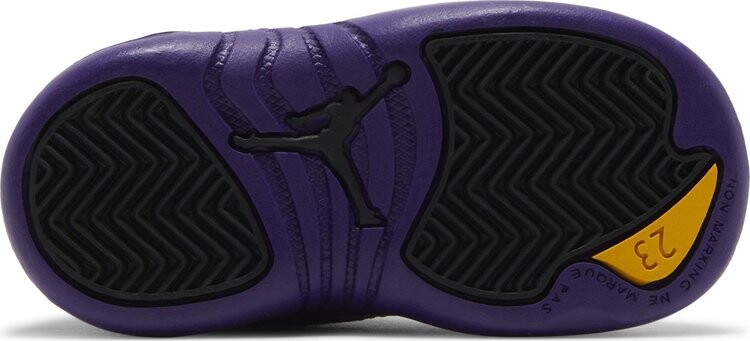 Кроссовки Air Jordan 12 Retro TD 'Field Purple', фиолетовый — фото 4