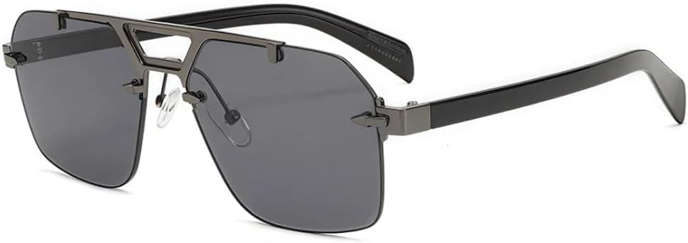 

Солнцезащитные очки с защитой от УФ-излучения UV400 | Леопардовый градиент, двойная перемычка | для женщин и мужчин, для занятий спортом на открытом воздухе и вождения DSVIGF, Black