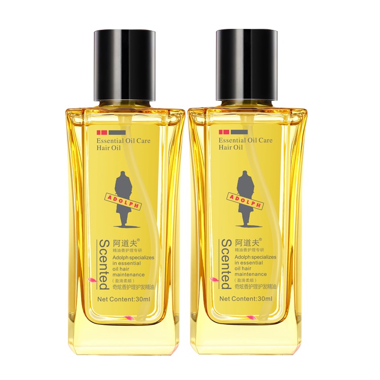 

Масло для волос против пушистости, улучшает секущиеся кончики и сухость, для ухода и разглаживания, 30мл/30мл*2 Adolph