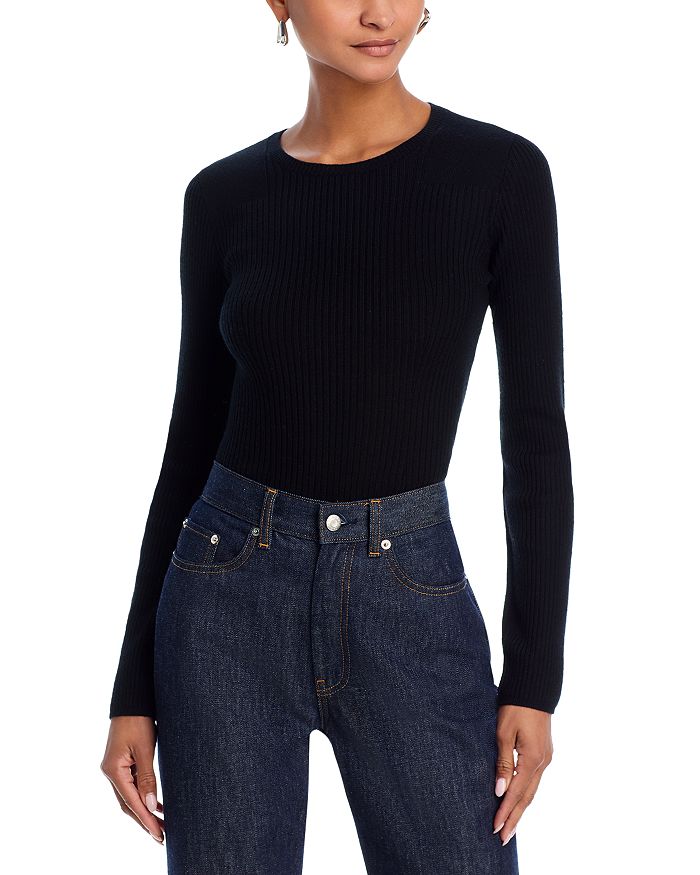 

Футболка с длинным рукавом Audrina rag & bone, черный