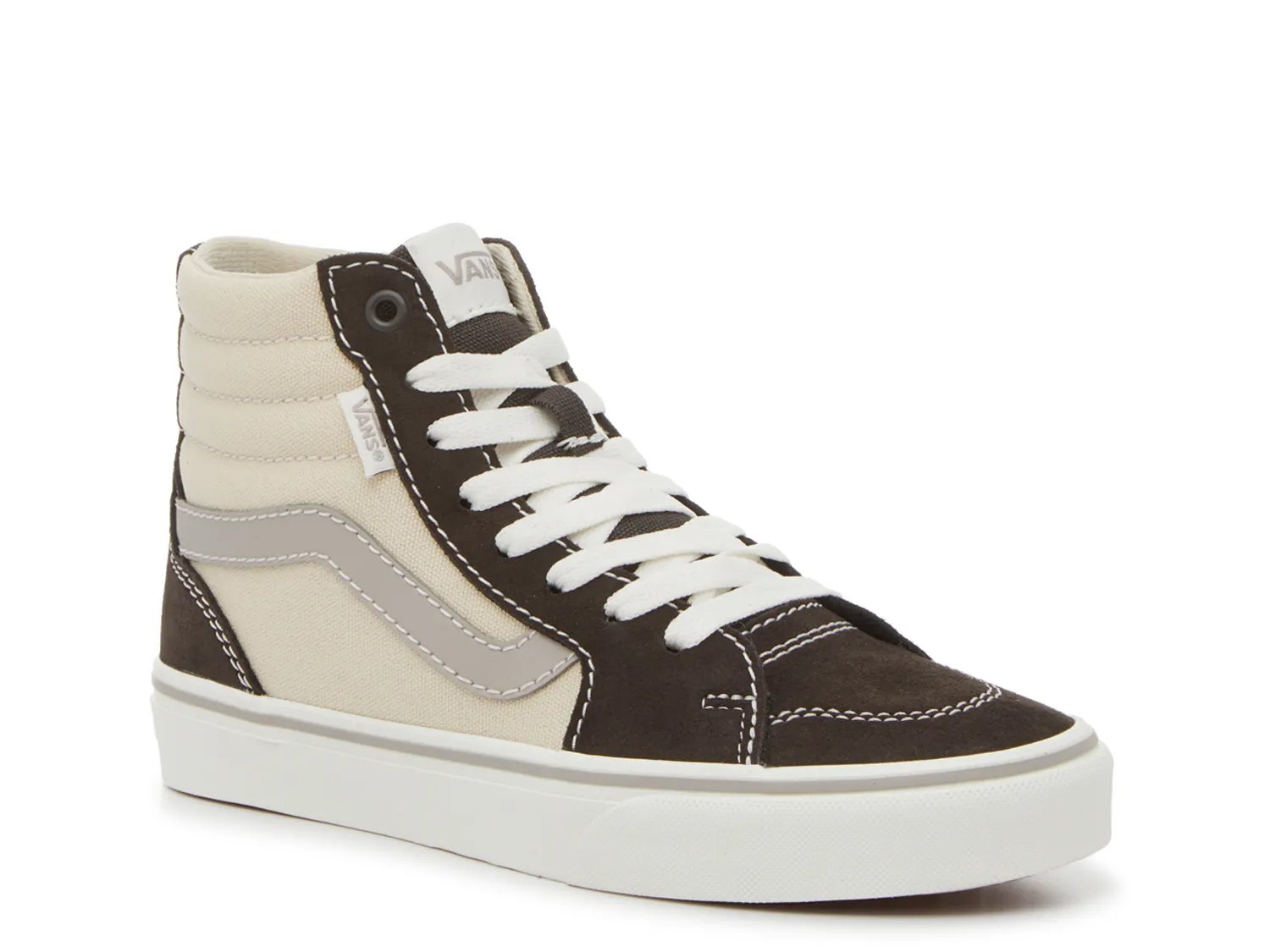Кроссовки Vans Filmore High-Top Sneaker - Women's, Coffee Brown/Marshmallow Beige