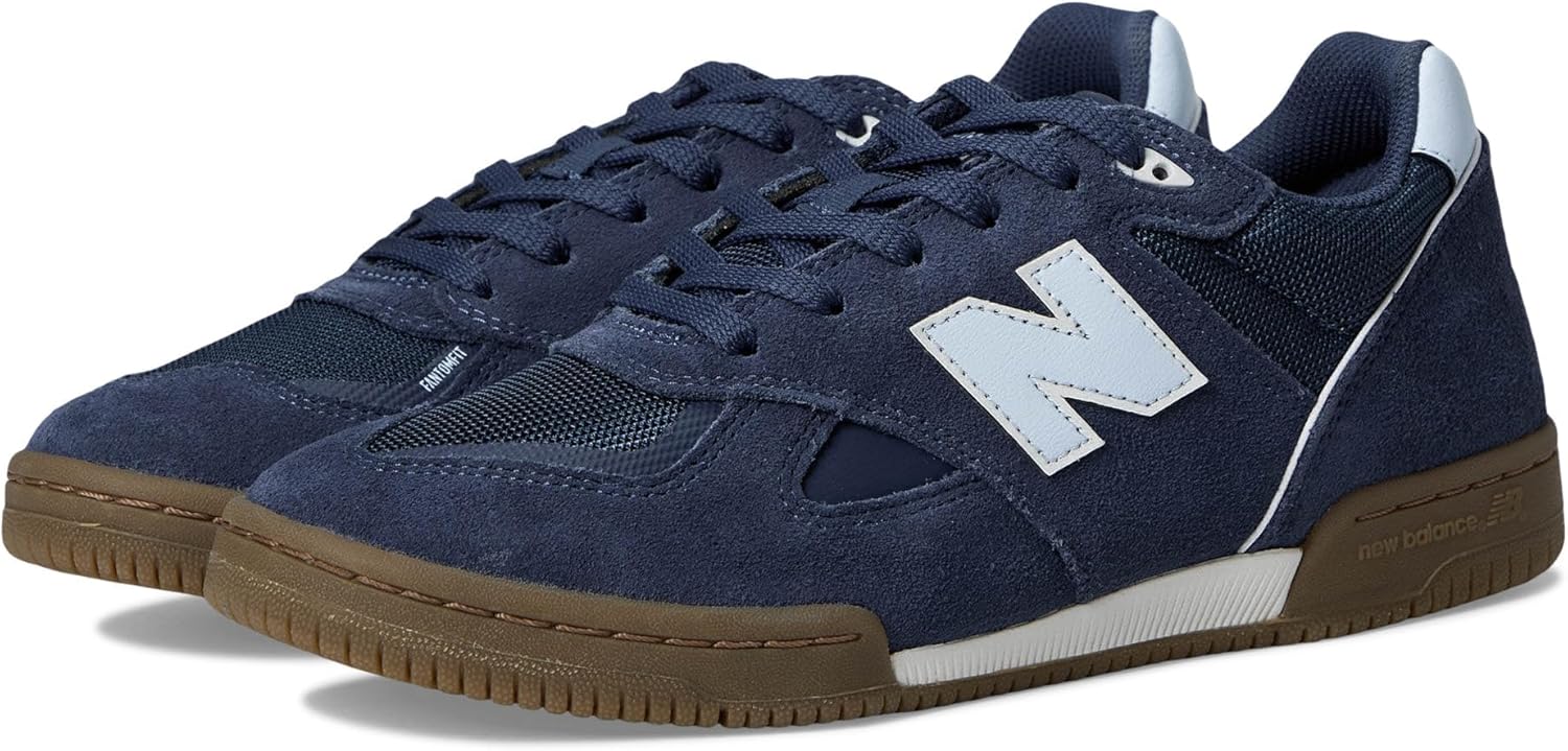 

Кроссовки для скейтбординга New Balance унисекс-взрослых Tom Knox-600, Navy