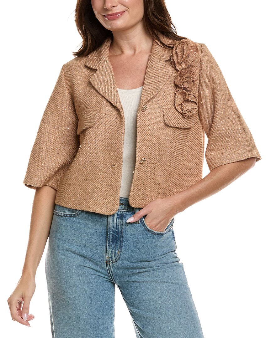 

Куртка Flora Bea NYC Callah из смеси шерсти Flora Bea Nyc, коричневый