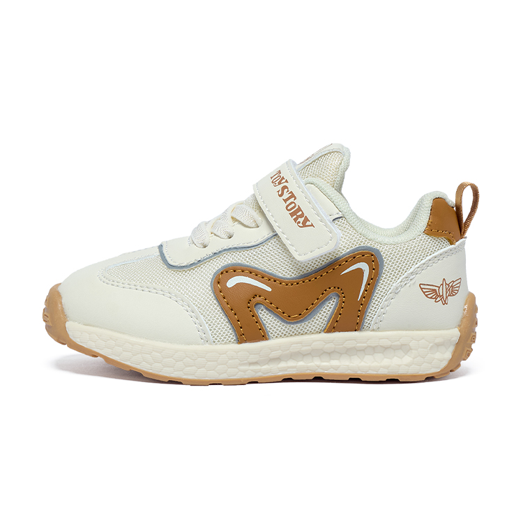 

Нескользящие, износостойкие, легкие, амортизирующие низкие детские повседневные кроссовки Disney, коричневый