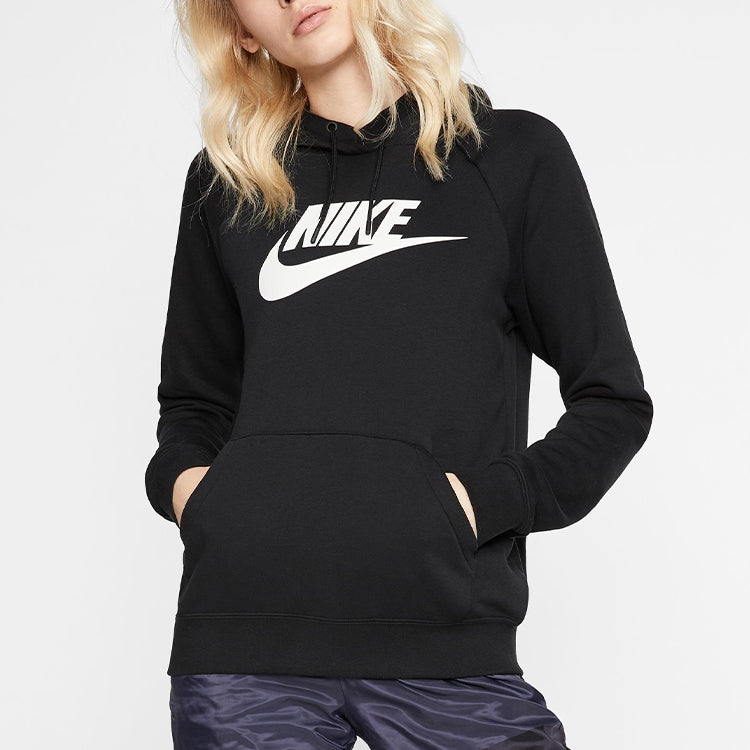 Худи (WMNS) AS W Nike Sportswear ESSNTL Hoodie PO Black — фото 3