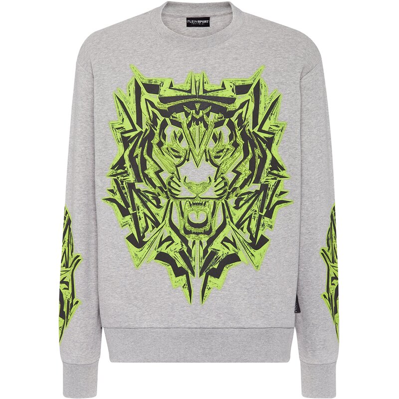 

Толстовка «Громовой тигр» Plein Sport, цвет grau 212