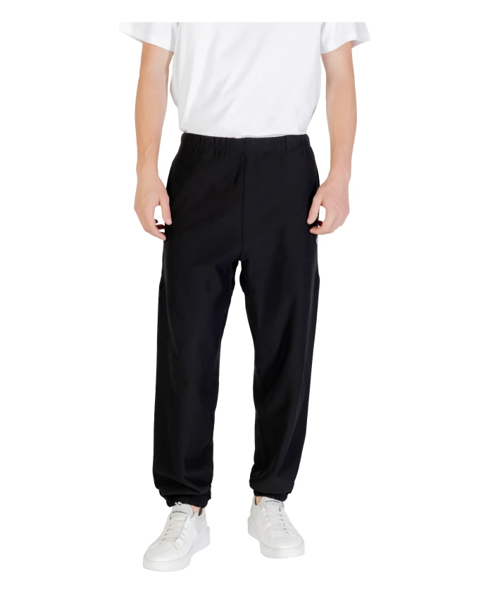 

Премиальные спортивные штаны из махровой ткани с монограммой Calvin Klein Jeans, черный