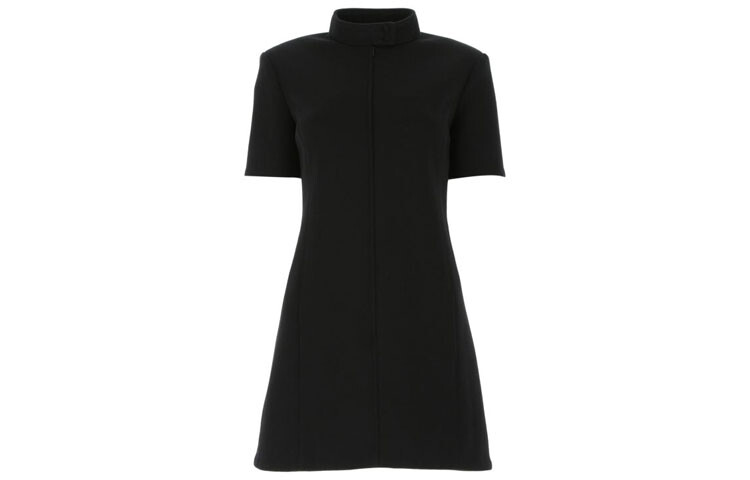 

Платье женское Saint Laurent с короткими рукавами, черный