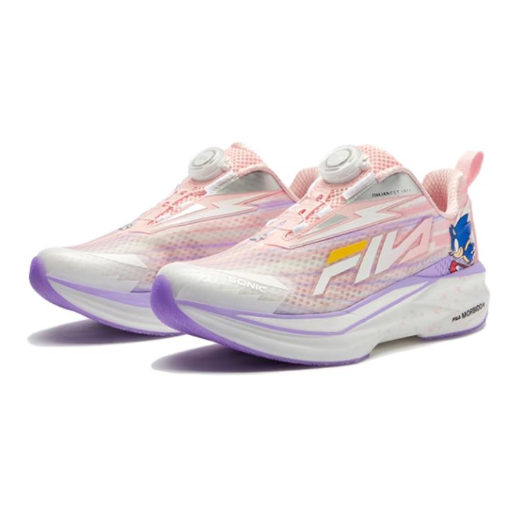Низкие детские кроссовки для бега FILA KIDS, розовый — фото 3