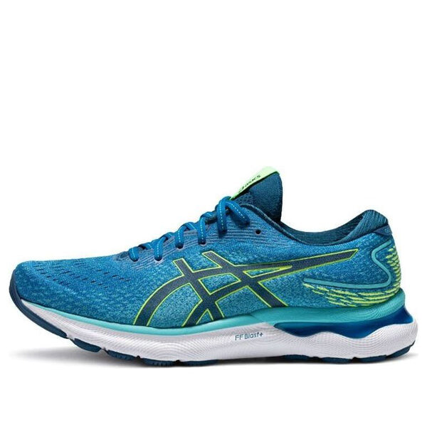 

Кроссовки гель нимбус 24 4e экстра широкие Asics, синий