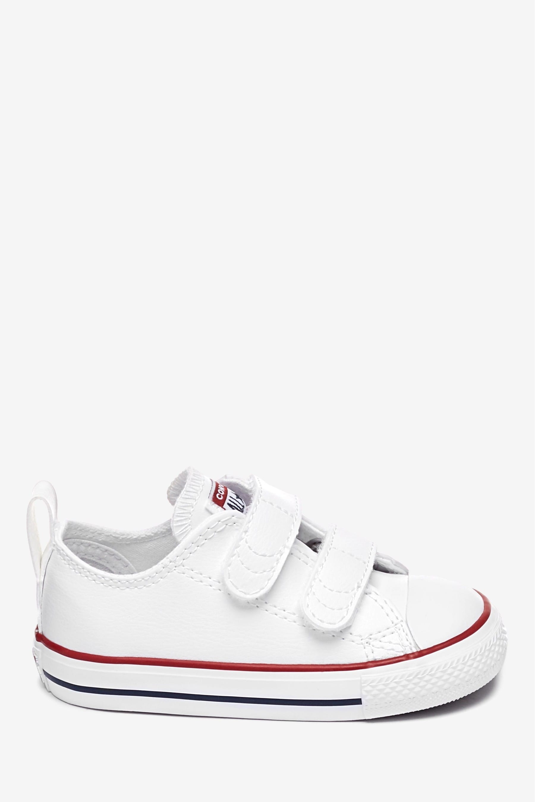 

Детские кожаные кроссовки Chuck Ox 2V Converse, белый