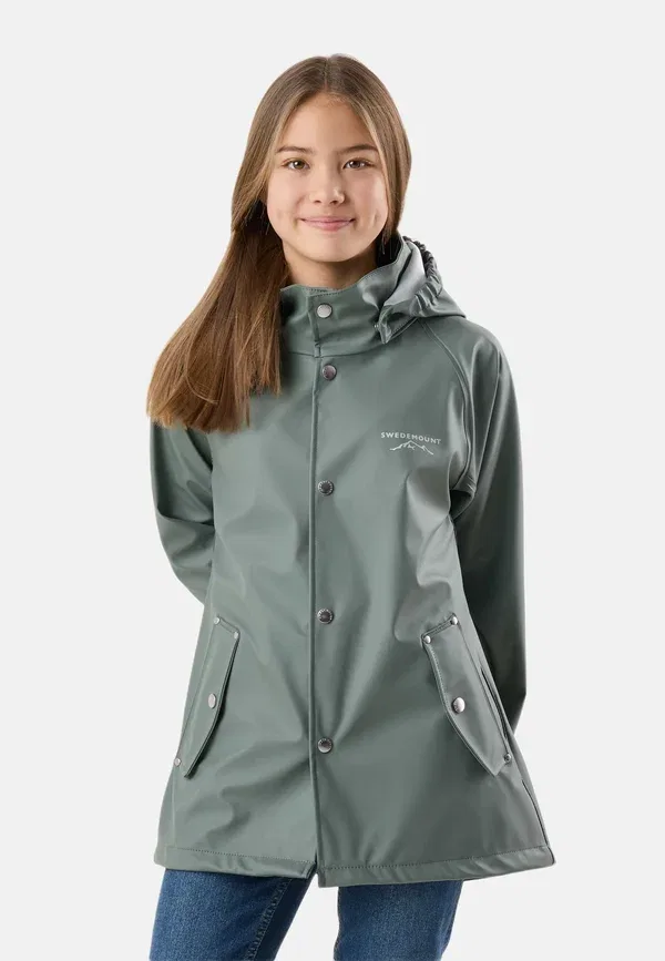 Куртка Väderöarna coat jr parka Swedemount, шалфейно-зеленый