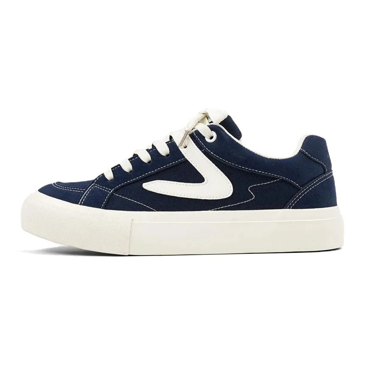 

Happy Fish Мужские устойчивые к истиранию низкие скейтерские кеды Navy Blue, цвет Navy Blue