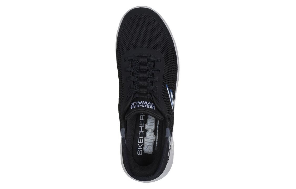 Кроссовки мужские Slip Ins с низким верхом, темно-серые Skechers — фото 4