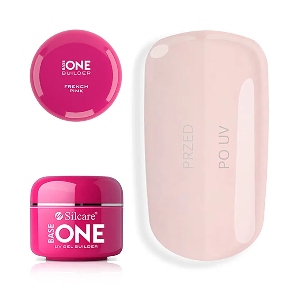 Гель-база для ногтей Silcare Gel Base One French Pink, 50 г Silcare