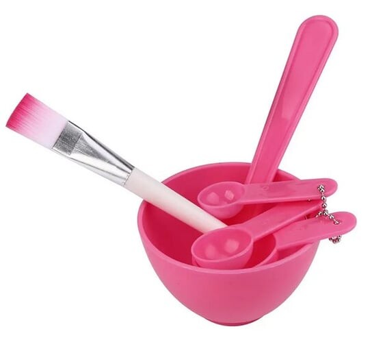 

Набор для масок - мисочка с кисточкой., Deni Carte, розовый
