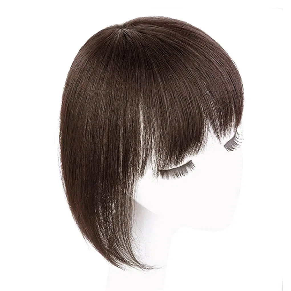 Накладка для волос из натуральных волос с челкой на заколках Eree Hair — фото 2