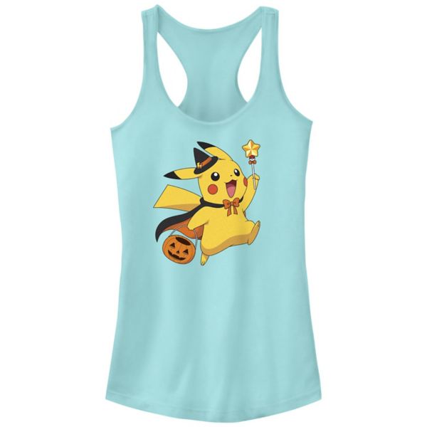 

Детская майка-борцовка Pokemon Pikachu с принтом "Сладость или гадость" Licensed Character, цвет cancun
